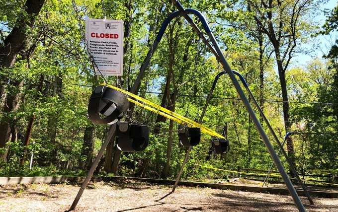 Closed Arlington playground