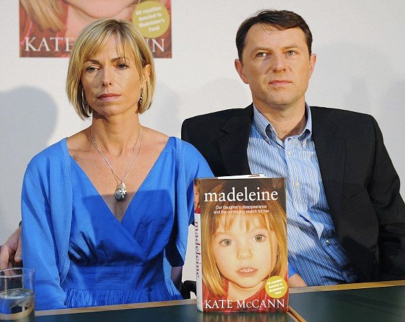 Kate and Gerry McCann mark the fourth anniversary of the disappearance of their daughter Madeleine with the publication of the book written by her mother in 2011