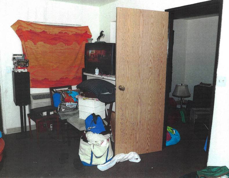 Fifteen people lived in this 900-square-foot Siegel Suites on Boulder Highway near Sahara Avenu ...