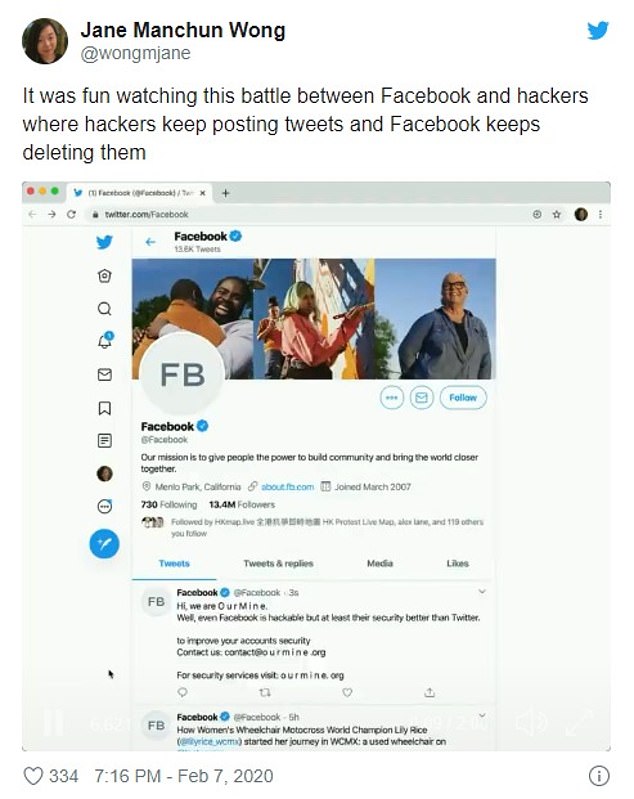 Users online watched in amusement as the hackers had their way with the social media giant in real time. The unauthorized posts were deleted almost as soon as they went live, noted Twitter user Jame Manchun Wong, who works on reverse-engineering apps