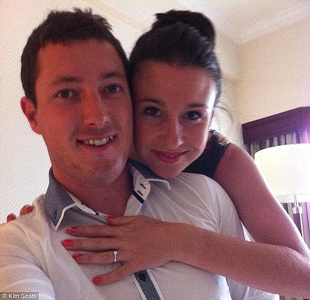 Ms Scott (right) was days away from marrying Mr Leeson-Woolley (left) when she was killed on April 5, 2015. Five years later Mr Leeson-Woolley is celebrating finding love again