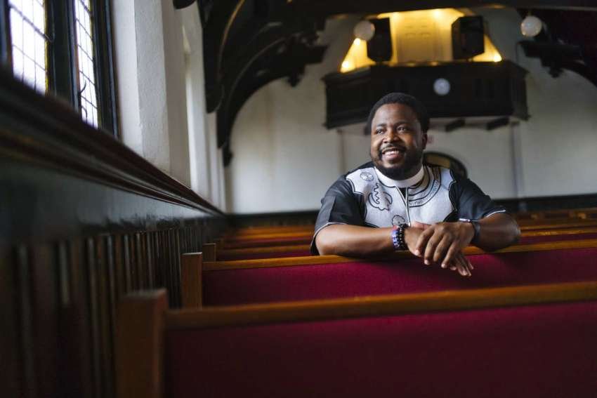 Whitfield, of Fifth Avenue A.M.E. Zion Church, is also a social worker. At age 34, he became the youngest pastor in the church's history when he took over in 2017. 