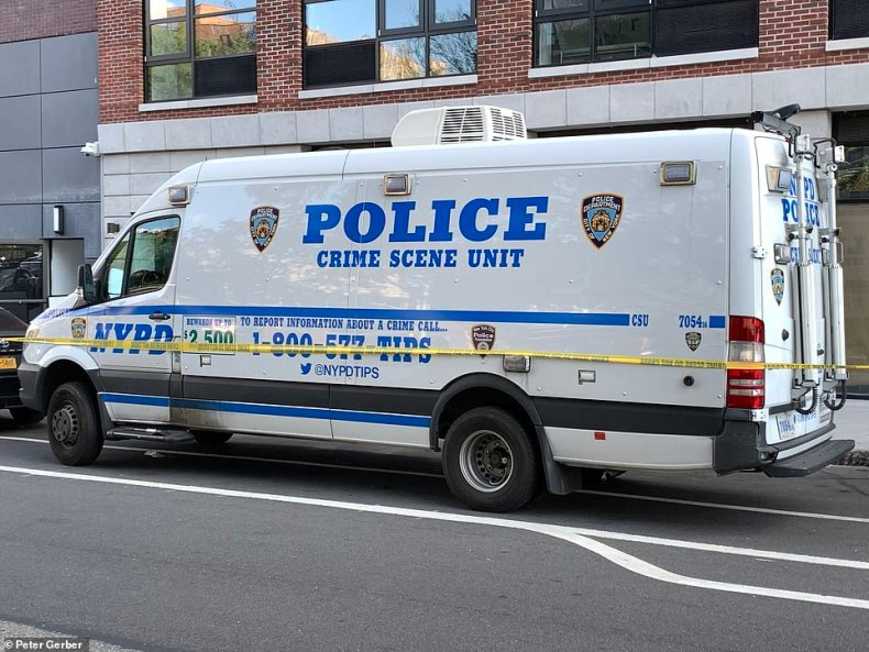 The victim had last been seen alive on Monday afternoon and was caught on surveillance cameras getting into the elevator with the suspect