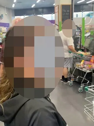 The other girl eventually dragged her friend away. Picture: Facebook