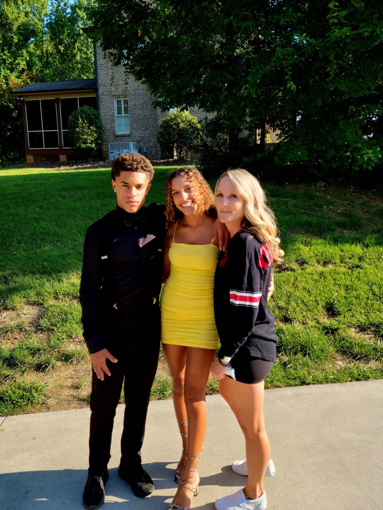 Laura Muse (left) says she, Cohen and Kylie have become closer thanks to her sporadic phone checks.