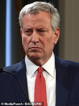 Pictured: Mayor Bill de Blasio