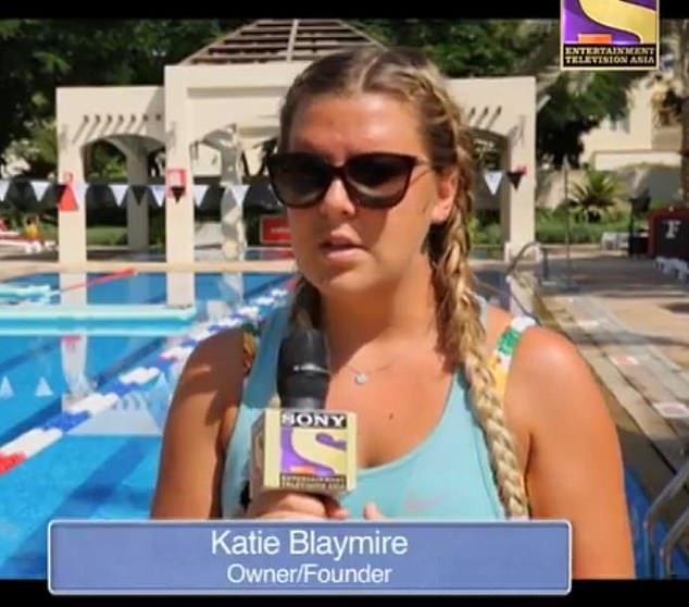 Blaymire, a regular on the Dubai social scene, admitted to MailOnline that 'people are owed a lot of money' but claimed she was working for other people