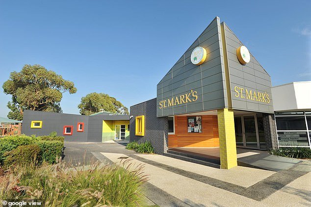 Timothy Patrick Cordova, 25, was previously employed at St Mark's Primary Catholic School (pictured) in Dingley Village, where more than 60 of the alleged victims are past or present pupils