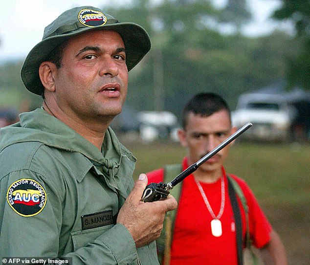 Salvatore Mancuso (photographed December 9, 2004) was the most remorseful of the former right-wing militia leaders after demobilizing and his eagerness to discuss the paramilitaries' war crimes has already shaken Colombia's politics