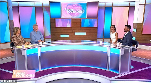 Guest stars: The Mysterious Girl hitmaker, 47, and his doctor wife, 31, joined Ruth Langsford and Eamonn Holmes, both 60, for a special edition of Loose Women on Wednesday