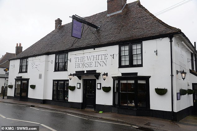 Diamant has been allowed to continue to run his pub the White Horse Inn in Bridge, (pictured) near Canterbury, Kent, because the judge said he had 'no desire to upset his business