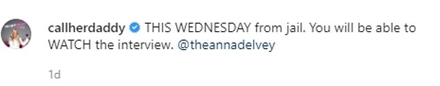 Alexandra Cooper, the host of the popular podcast, shared this teaser of the interview on Instagram