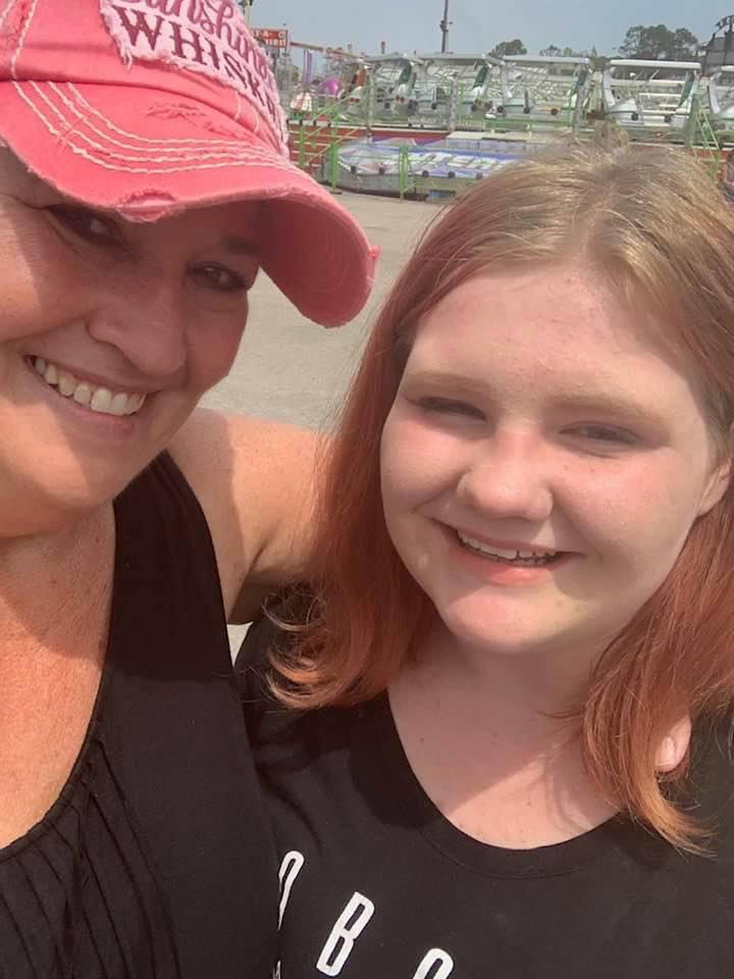 Glenda Usher, left, with her granddaughter Jayden Frisbee, who died at age 16 of an overdose after falling into the hands of a sex trafficker.