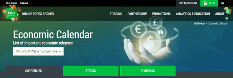 Economic Calendar by FBS