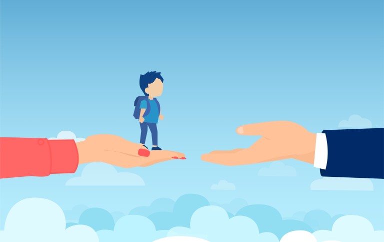 Divorce, legal separation, child custody concept (Credits: Getty Images/iStockphoto)