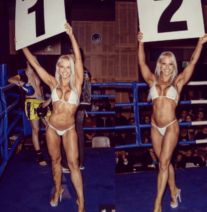 Bridges was a ring card girl and a body builder prior to her boxing days