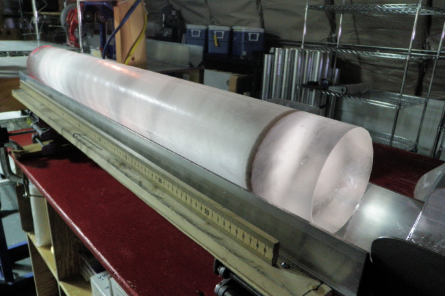 Volcanic Ash Layer in West Antarctic Ice Core