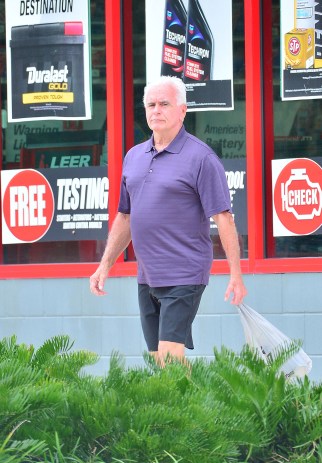 Photo of George Anthony walking.