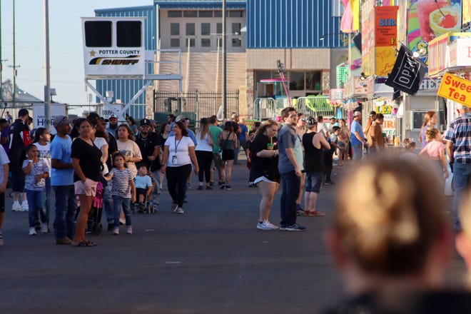 Thousands attend the Tri-State Fair as the Potter County Sheriff Office watches over them at the Tri-State fairgrounds.