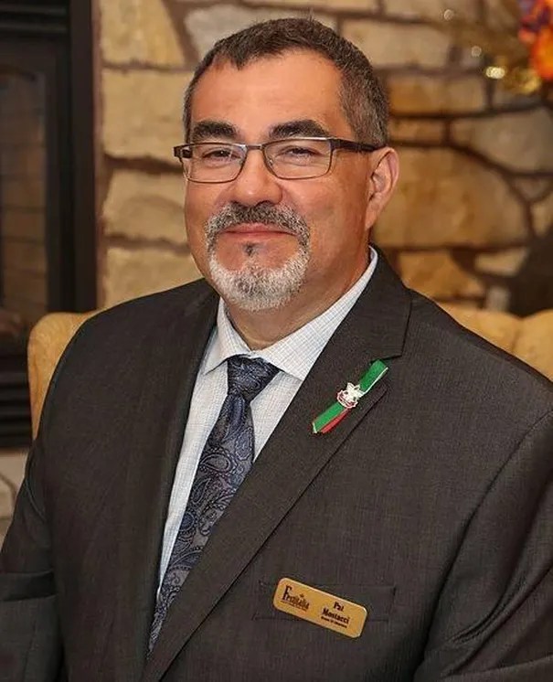 Pat Mostacci in 2019 as the board chair for Festitalia, Hamilton's annual Italian cultural festival.