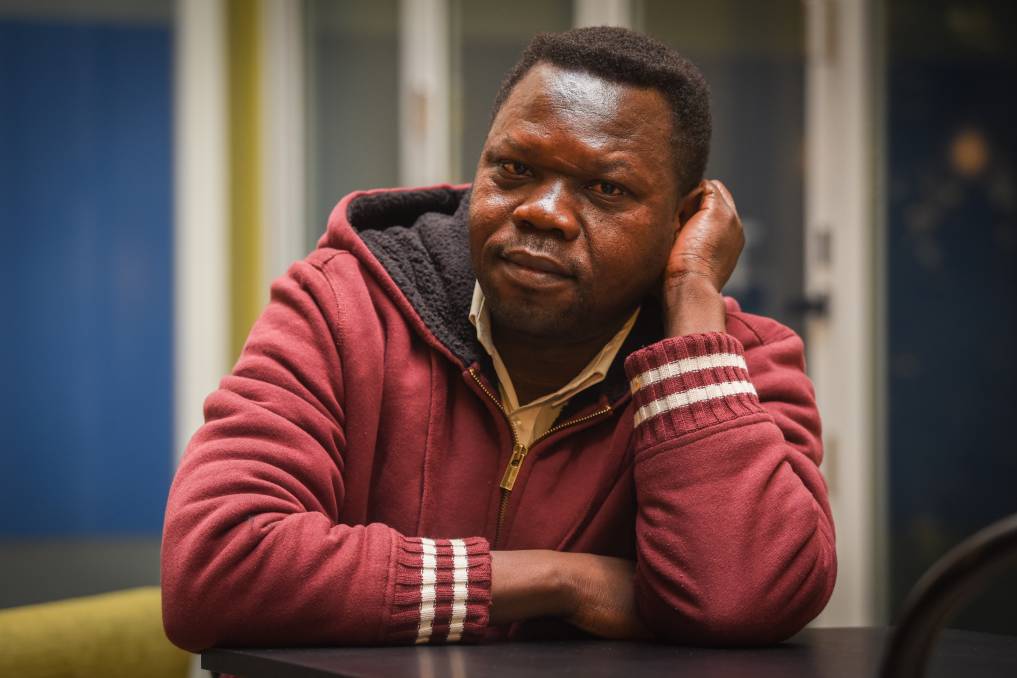 Restrictions: Juma Piri Piri moved to Australia in 2006 to escape the continued conflict that continues to ravage South Sudan. Picture: Paul Scambler