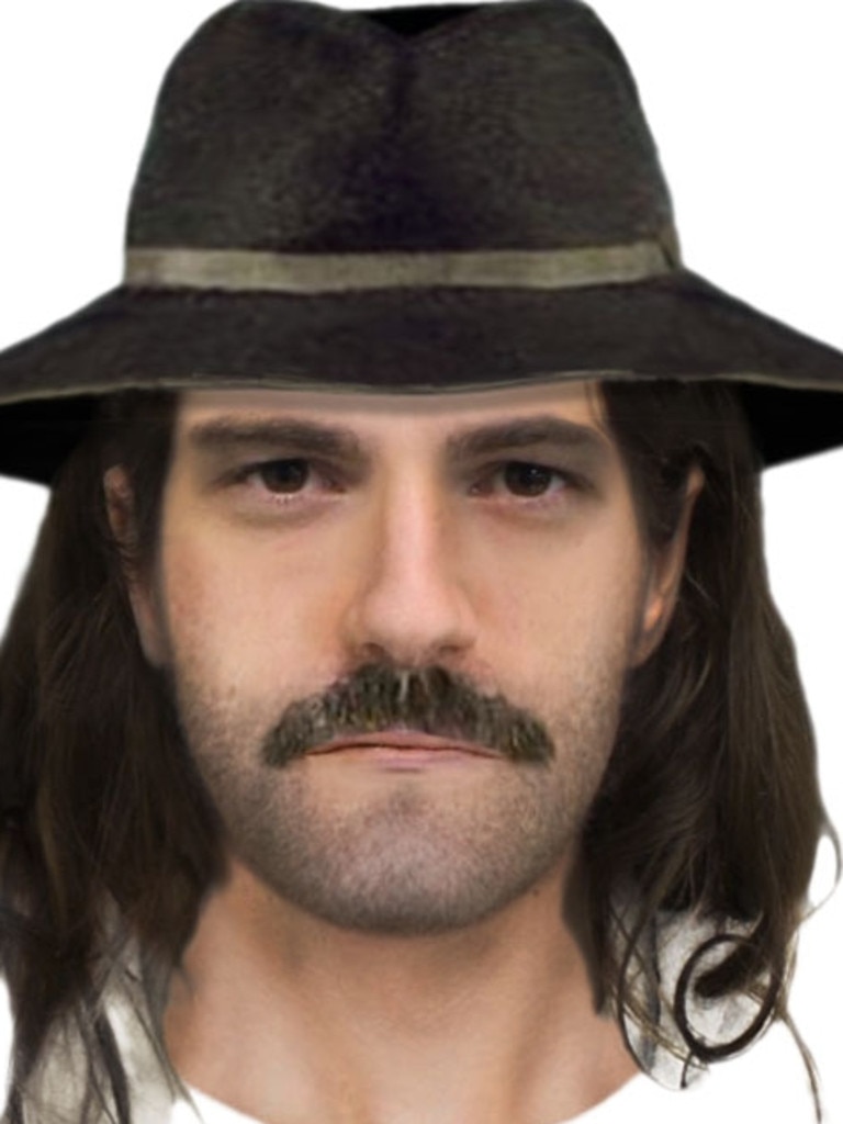 A police image of the suspected killer as he might have looked at the time.