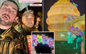Irish celebs Brian Dowling & Ryan Andrews descend on Dublin Zoo Wild Lights